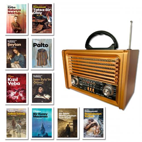 Nostaljik Şarjlı Radyo ve Dünya Klasikleri Kitap Seti