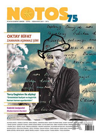 Notos Öykü İki Aylık Edebiyat Dergisi Sayı: 75 Nisan-Mayıs 2019 - Halk