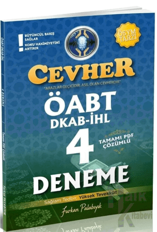 ÖABT Din Kültürü ve Ahlak Bilgisi Cevher 4 Deneme PDF Çözümlü