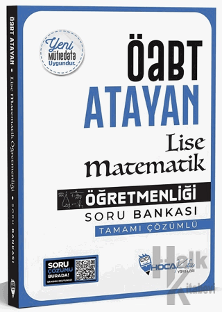 ÖABT Lise Matematik Öğretmenliği Atayan Soru Bankası Çözümlü - Halkkit