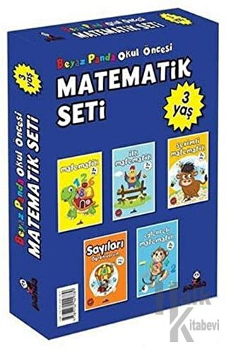 Okul Öncesi 3 Yaş Matematik Seti (5 Kitap)