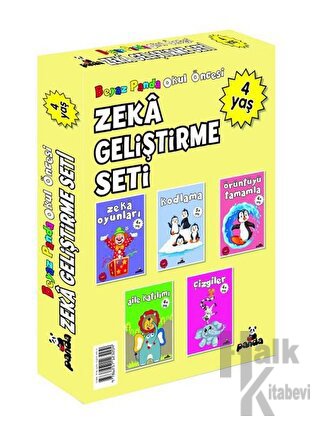 Okul Öncesi 4 Yaş Zeka Geliştirme Seti (5 Kitap) - Halkkitabevi