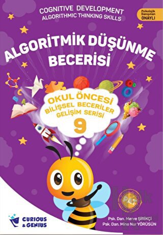 Okul Öncesi Bilişsel Beceriler Gelişim Serisi - Algoritmik Düşünme Becerisi Curious and Genius