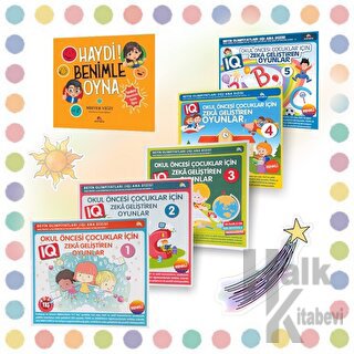 Okul Öncesi Çocuklar İçin IQ Zeka Geliştiren Oyunlar (6 kitap)