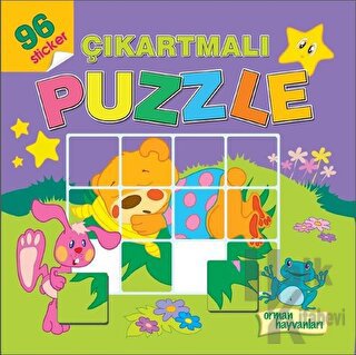 Orman Hayvanları - Çıkartmalı Puzzle