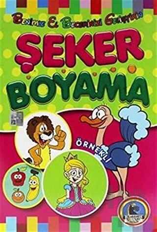 Örnekli Şeker Boyama Kitabı