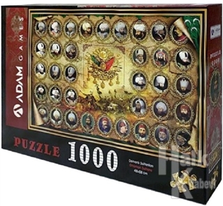 Osmanlı Sultanları 1000 Parça Puzzle 48x68 - Halkkitabevi
