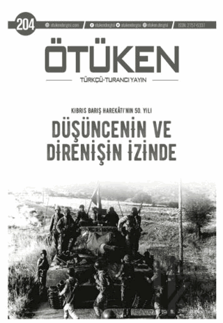 Ötüken Dergisi Sayı: 204 Kasım - Aralık 2023 - Halkkitabevi