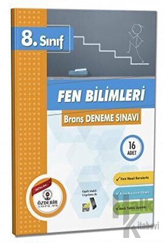 Özdebir Yayınları 8. Sınıf Fen Bilimleri Branş Deneme - Halkkitabevi