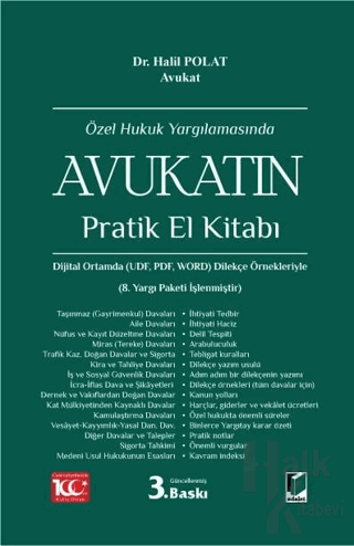 Özel Hukuk Yargılamasında Avukatın Pratik El Kitabı (Ciltli) - Halkkit