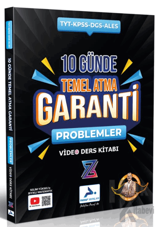 10 Günde Temel Atma PROBLEMLER Garanti - Bıyıklı Matematik - Paraf Z Takımı