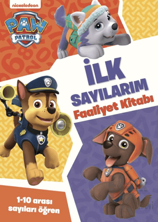 Paw Patrol İlk Sayılarım Faaliyet Kitabı