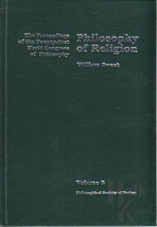 Philosophy of Religion Volume 3 (Ciltli)