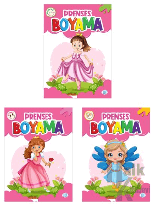 Prenses Boyama Kitabı (3 Kitap)