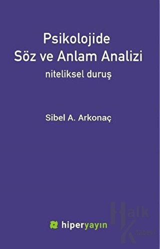 Psikolojide Söz ve Anlam Analizi