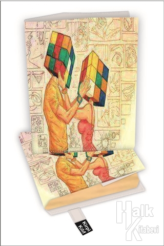 Puzzle Kız ve Erkek Kitap Kılıfı Kod - 2919053