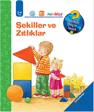 Ravensburger Minikler - Şekiller ve Zıtlıklar (Ciltli)