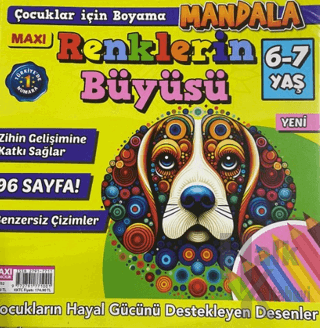 Renklerin Büyüsü Mandala 6-7 Yaş 2024