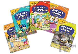 Renklerle Güzel Dinim Boyama Kitabı Set (5 Kitap)