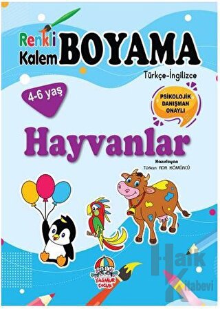 Renkli Kalem Boyama / Hayvanlar - Halkkitabevi