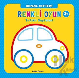 Renkli Oyun Boyama Defteri - Tırtıklı Sayfalar - Halkkitabevi