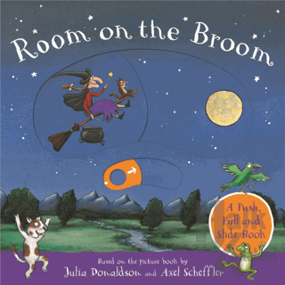 Room on the Broom: A Push, Pull and Slide Book (Ciltli)