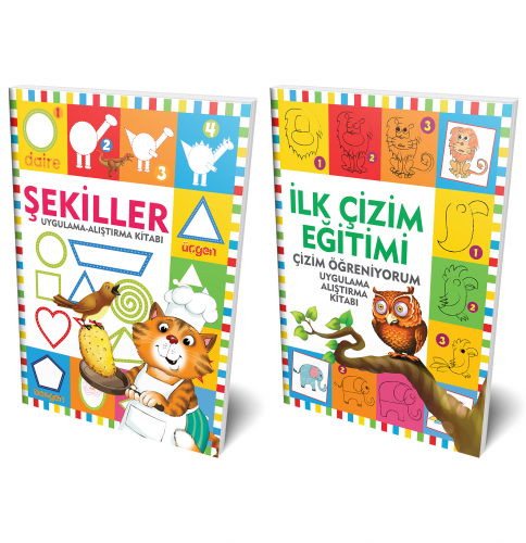 Şekiller ve İlk Çizim Eğitimi 2 Kitap