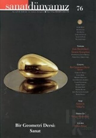 Sanat Dünyamız Üç Aylık Kültür ve Sanat Dergisi Sayı: 76
