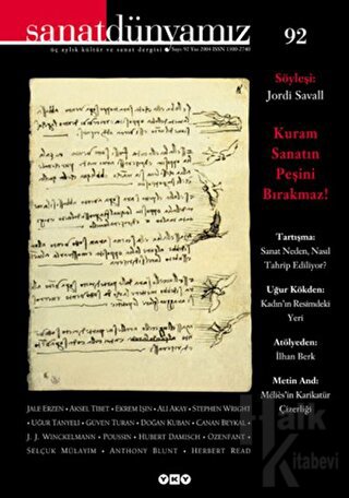 Sanat Dünyamız Üç Aylık Kültür ve Sanat Dergisi Sayı: 92