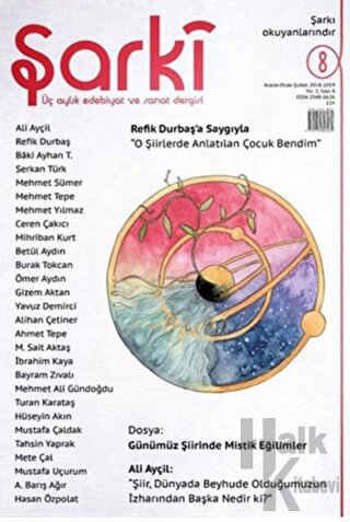 Şarki Üç Aylık Edebiyat ve Sanat Dergisi Sayı: 8 (Aralık-Ocak-Şubat 20