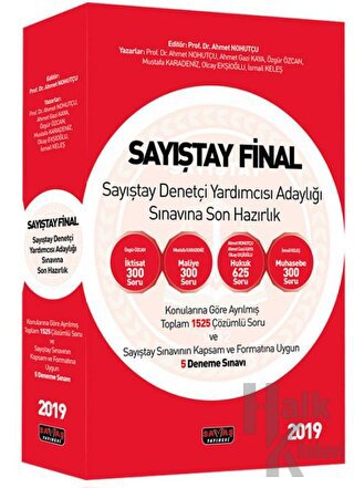 Sayıştay Final - Sayıştay Denetçi Yardımcısı Adaylığı Sınavına Son Hazırlık Soru Bankası 2019