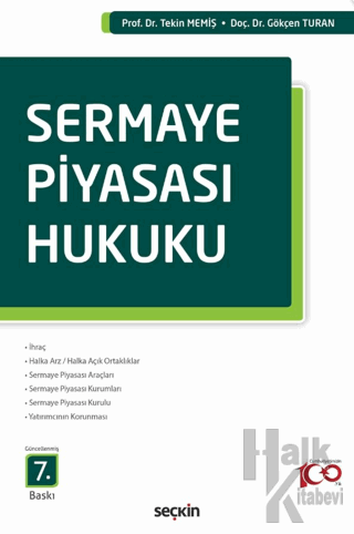 Sermaye Piyasası Hukuku - Halkkitabevi