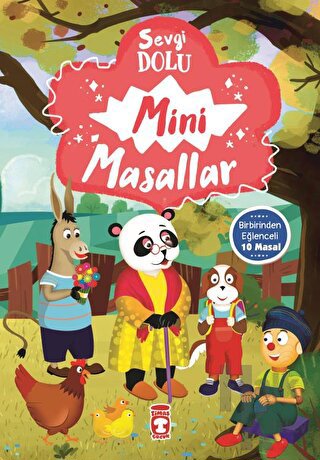 Sevgi Dolu Mini Masallar - 1 (10 Kitap Takım) (Ciltli)