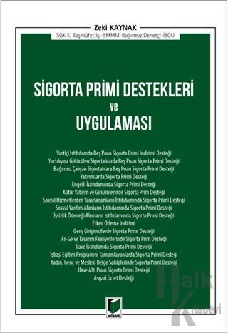 Sigorta Primi Destekleri ve Uygulaması - Halkkitabevi