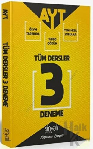 Sinyal Yayınları AYT 3lü Deneme Sınavı - Halkkitabevi