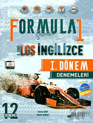 Son Viraj Yayınları 8. Sınıf LGS İngilizce Formula Serisi 12 Denemeler