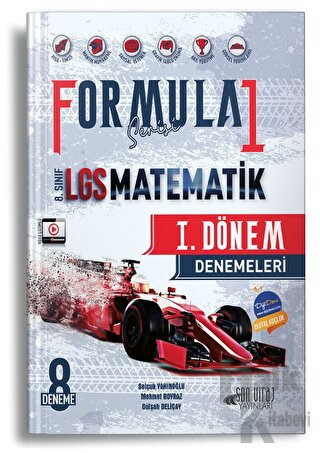 8. Sınıf LGS Matematik Formula Serisi 1. Dönem 8 Denemeleri Özel Bask