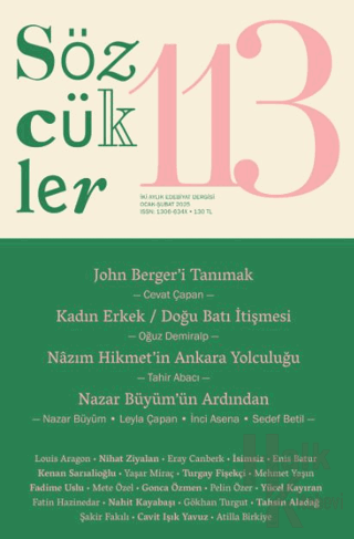 Sözcükler Dergisi 113. Sayı Ocak - Şubat 2025 - Halkkitabevi