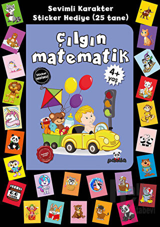 Stickerlı 4+ Yaş Çılgın Matematik