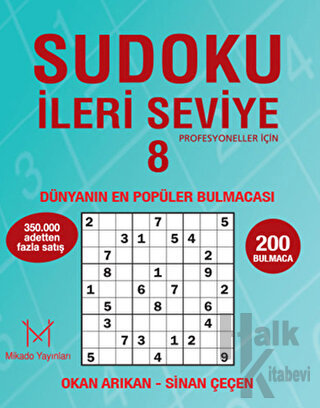 Sudoku İleri Seviye - 8 - Halkkitabevi