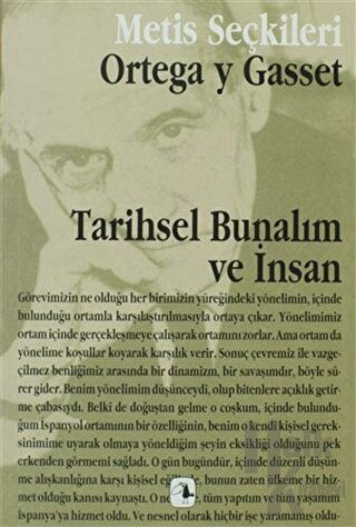 Tarihsel Bunalım ve İnsan