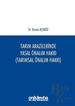 Tarım Arazilerinde Yasal Önalım Hakkı