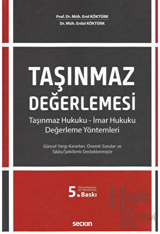 Taşınmaz Değerlemesi (Ciltli)