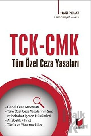 TCK-CMK Tüm Özel Ceza Yasaları