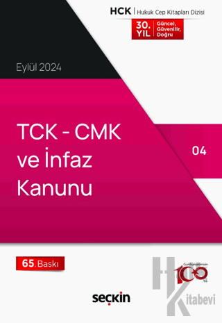 TCK – CMK ve İnfaz Kanunu (Cep Kitabı)