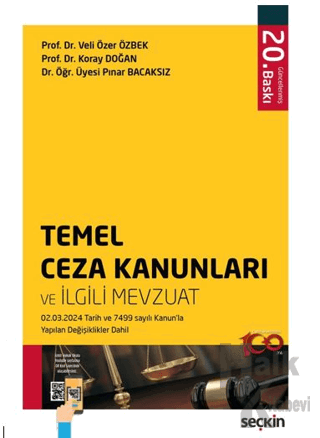 Temel Ceza Kanunları ve İlgili Mevzuat - Halkkitabevi