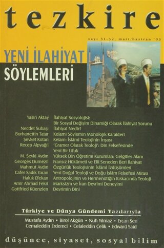 Tezkire Dergisi Sayı: 31 - 32 - Halkkitabevi