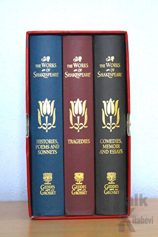 The Works of Shakespeare (3 Books) (Ciltli)