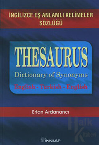 Thesaurus Dictionary Of Synonyms İngilizce Eş Anlamlı Kelimeler Sözlüğ