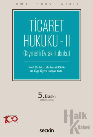 Ticaret Hukuku – II - Halkkitabevi